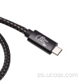 OEM USB4 Gen3 240W Cable trenzado